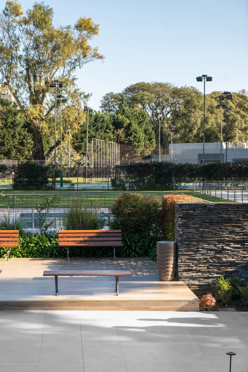 Vista pileta — Racket Club