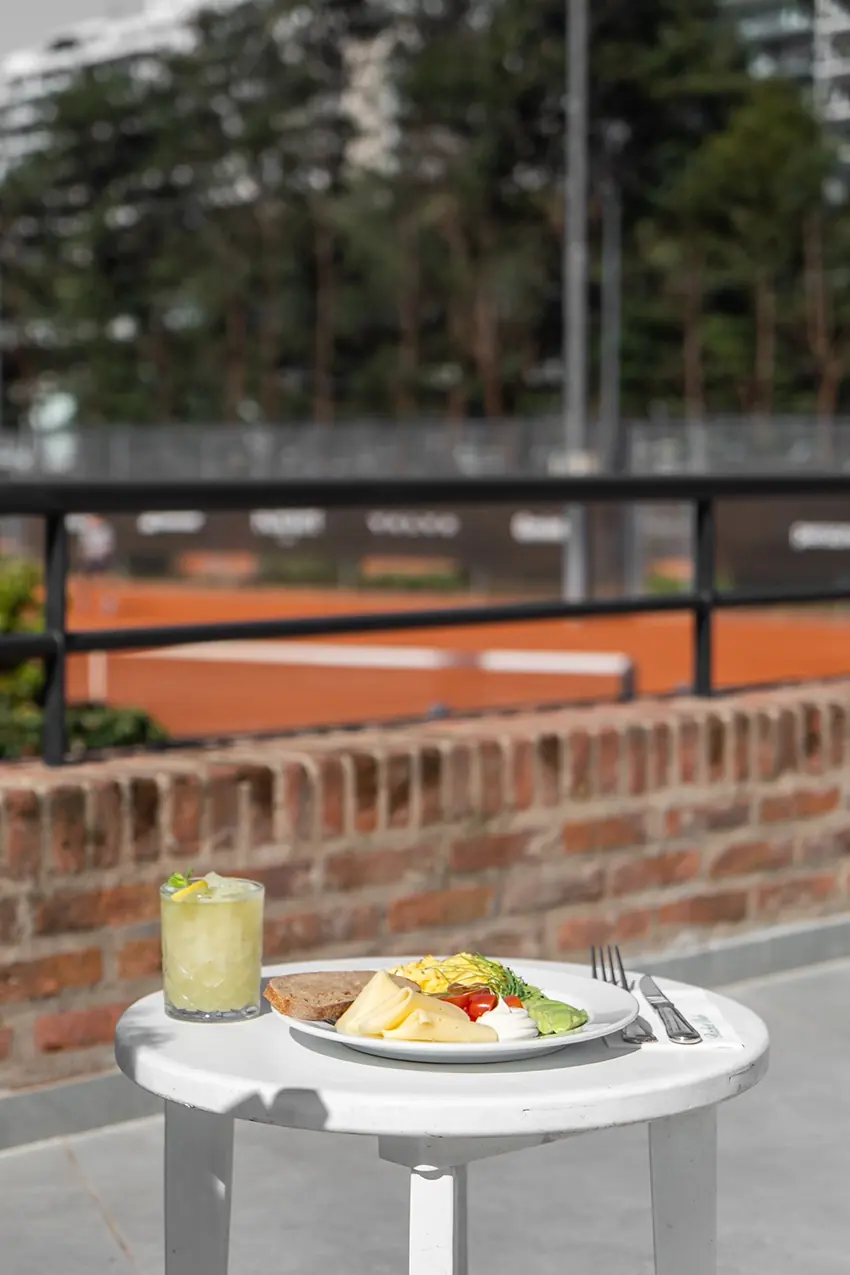 Vista canchas — Racket Club